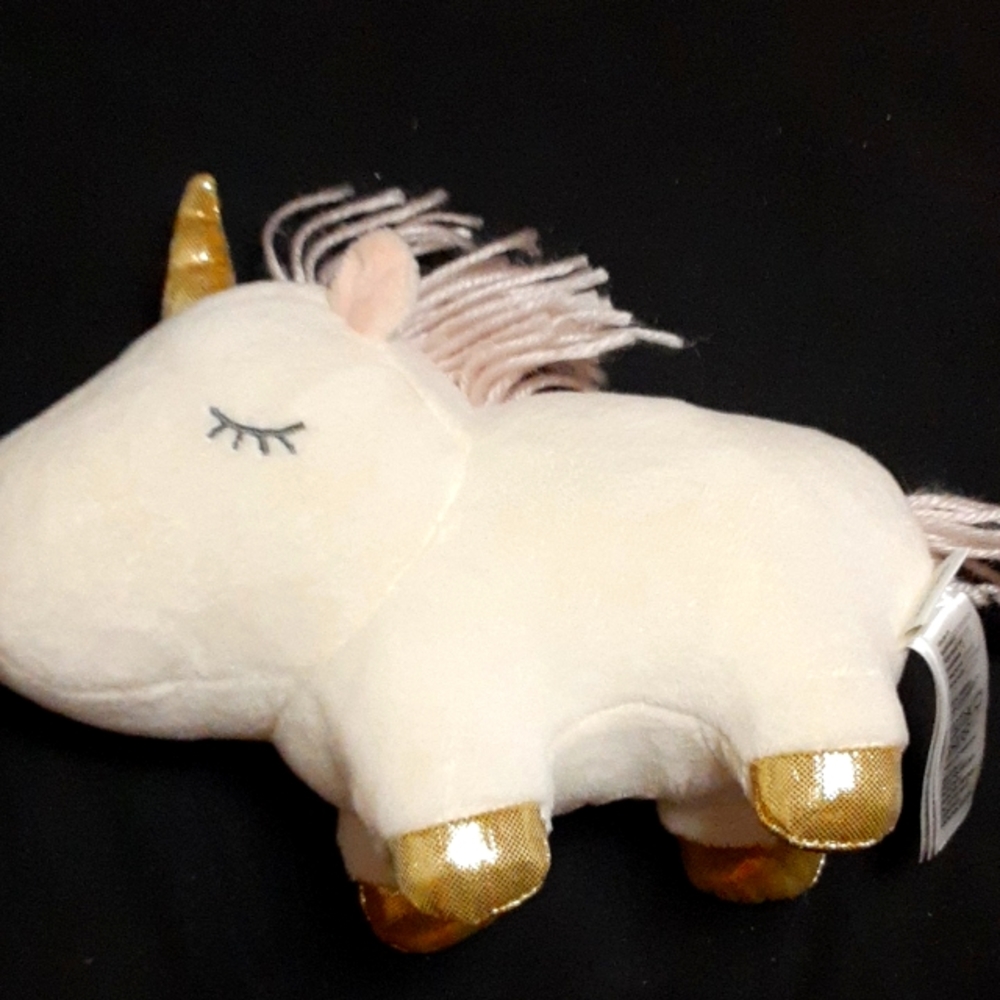 H&M Home White and Pink Unicorn Plushie